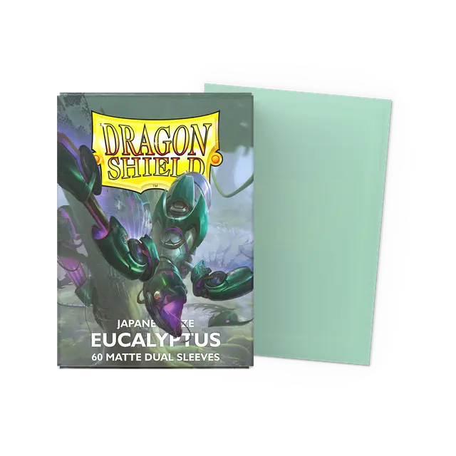 Dragon Shield: Japanese Size 60ct Sleeves - Eucalyptus (Dual Matte)