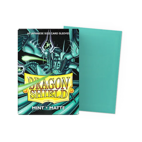 Dragon Shield: Japanese Size 60ct Sleeves - Mint (Matte)