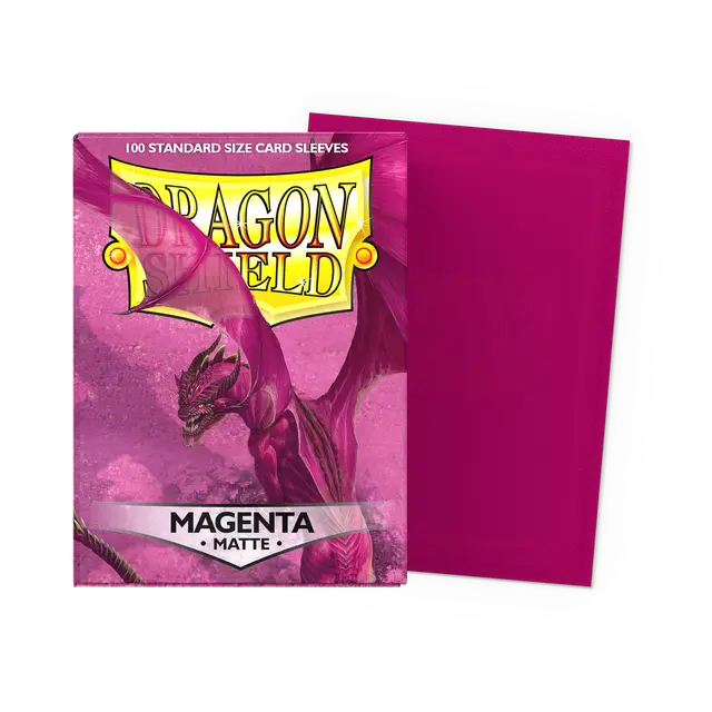 Dragon Shield: Standard 100ct Sleeves - Magenta (Matte)