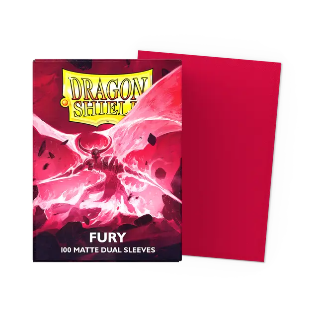 Dragon Shield: Standard 100ct Sleeves - Fury (Dual Matte)