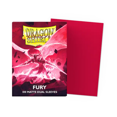 Dragon Shield: Standard 100ct Sleeves - Fury (Dual Matte)