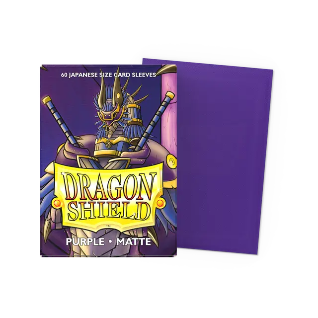 Dragon Shield: Japanese Size 60ct Sleeves - Purple (Matte)