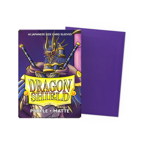 Dragon Shield: Japanese Size 60ct Sleeves - Purple (Matte)