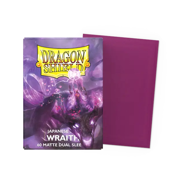 Dragon Shield: Japanese Size 60ct Sleeves - Wraith (Dual Matte)