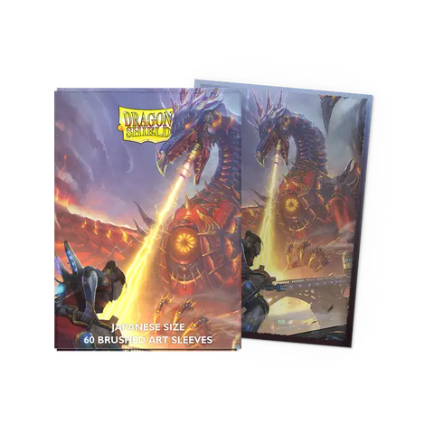 Dragon Shield: Japanese Size 60ct Brushed Art Sleeves - Bolt Reaper