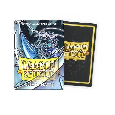 Dragon Shield: Japanese Size 60ct Sleeves - Clear (Matte)
