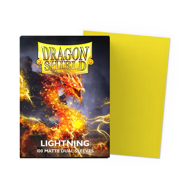 Dragon Shield: Standard 100ct Sleeves - Lightning (Dual Matte)