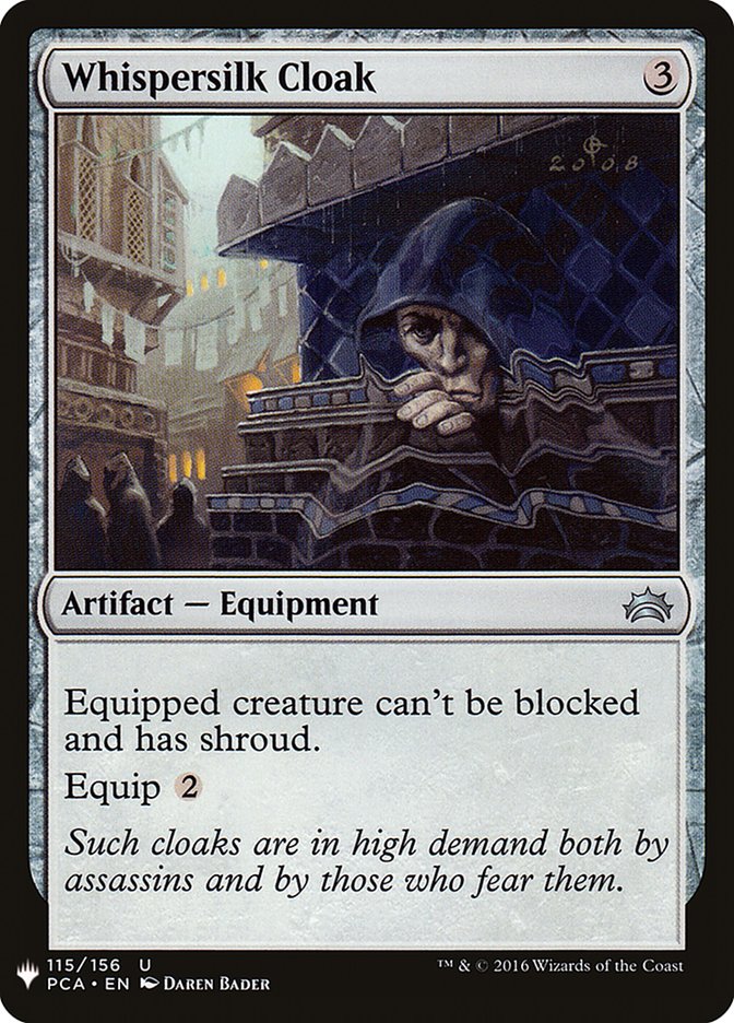 Whispersilk Cloak (PCA) [Mystery Booster]