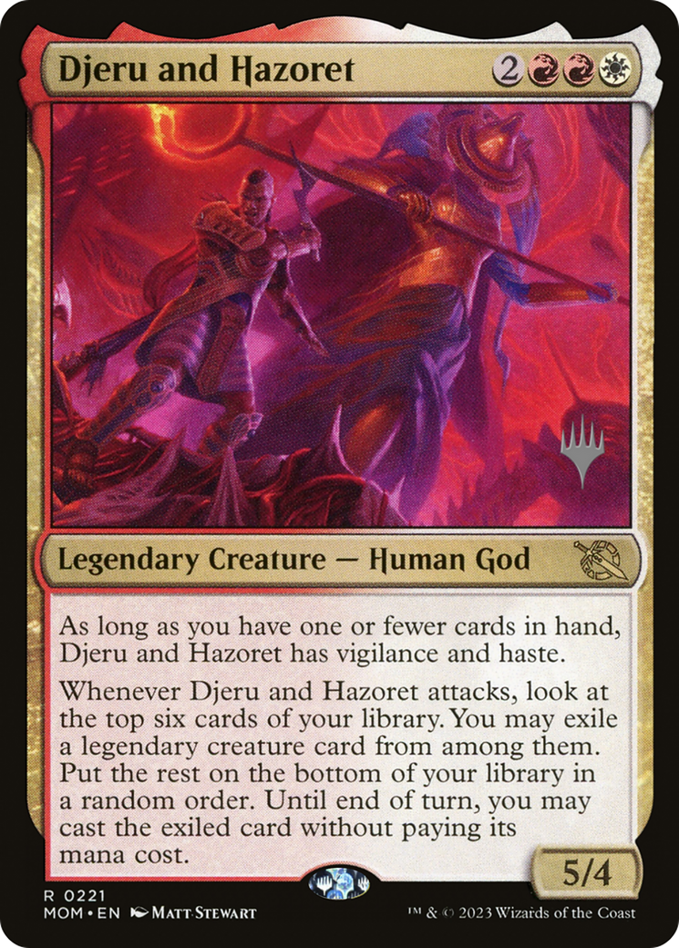 Djeru and Hazoret (Promo Pack) [March of the Machine Promo Pack]