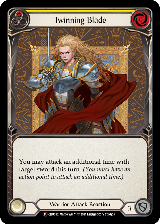 Twinning Blade [U-CRU082] (Crucible of War Unlimited) Unlimited Rainbow Foil