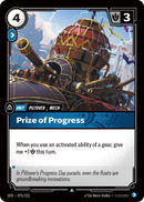 front of card Prize of Progress [Spiritforged] 075/221