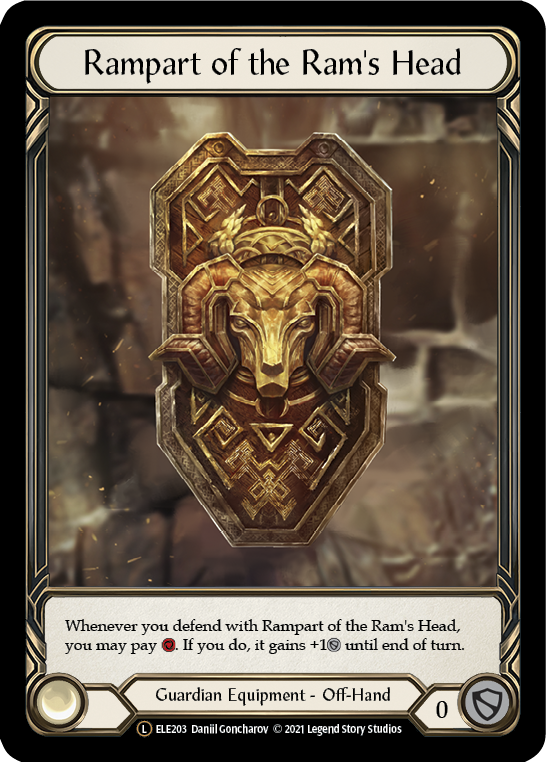 Rampart of the Ram's Head [U-ELE203] (Tales of Aria Unlimited) Unlimited Rainbow Foil