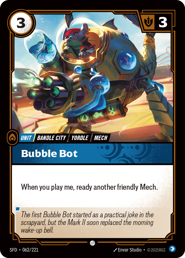 front of card Bubble Bot [Spiritforged] 062/221