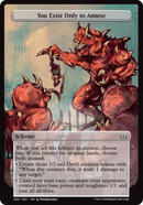 (Oversized Scheme) You Exist Only to Amuse (Full Art) [Duskmourn: Archenemy]