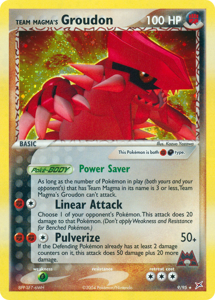 Team Magma's Groudon (9/95) (EX: Team Magma vs Team Aqua) [Theme Deck Exclusive]