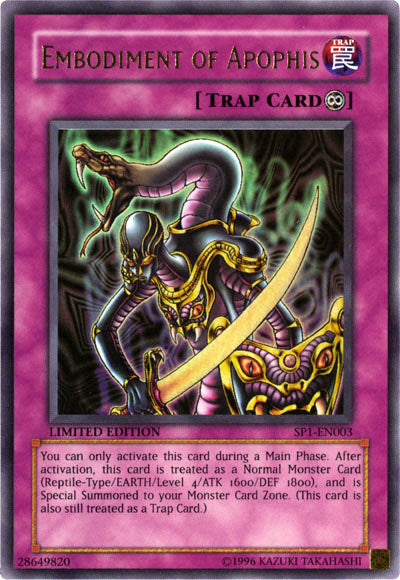 Embodiment of Apophis [SP1-EN003] Ultra Rare – Fusion Gaming