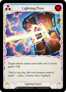 Lightning Press (Blue) [ELE185] (Tales of Aria) 1st Edition Normal