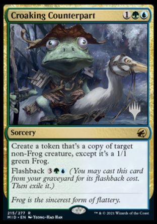 Croaking Counterpart (Promo Pack) [Innistrad: Midnight Hunt Promo Pack]