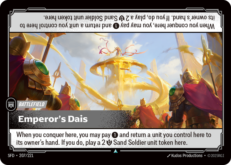 front of card Emperor's Dais [Spiritforged] 207/221
