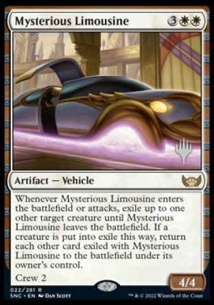 Mysterious Limousine (Promo Pack) [Streets of New Capenna Promo Pack]