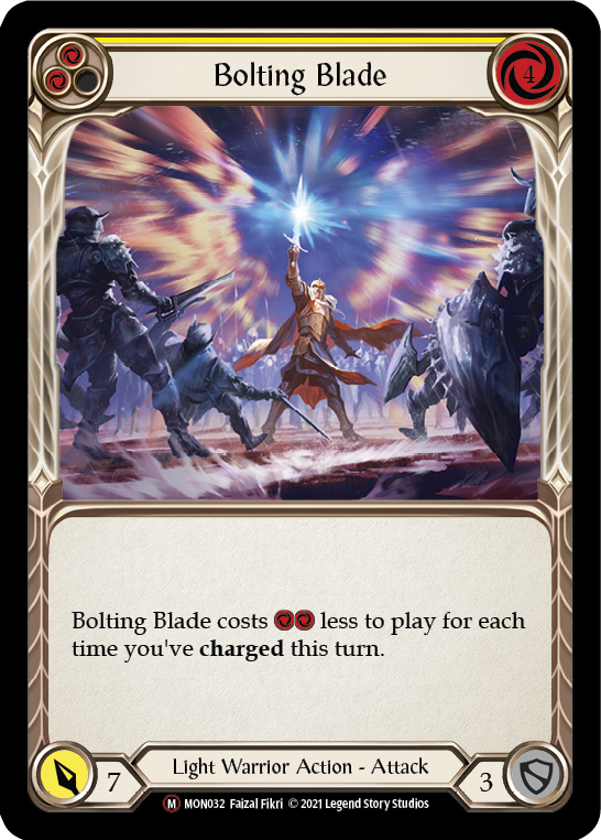 Bolting Blade [U-MON032-RF] (Monarch Unlimited) Unlimited Rainbow Foil