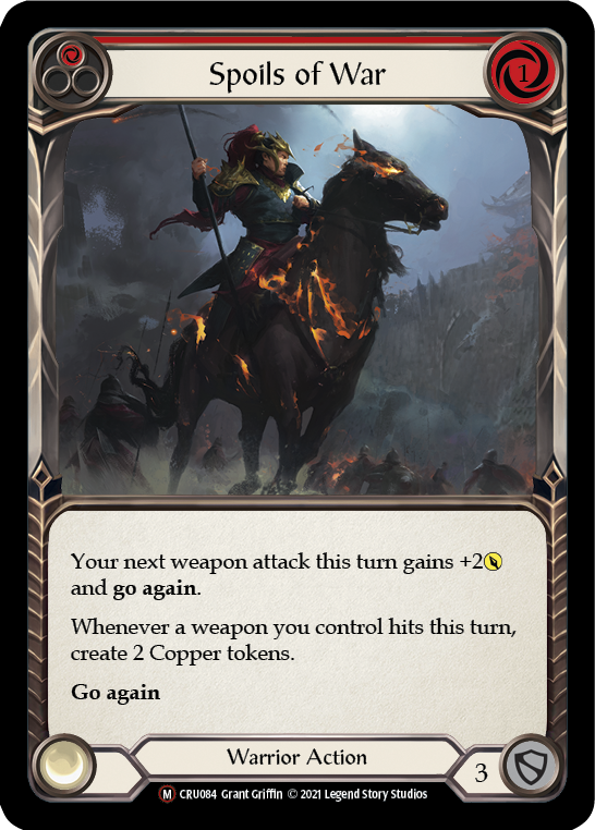 Spoils of War [U-CRU084] (Crucible of War Unlimited) Unlimited Normal