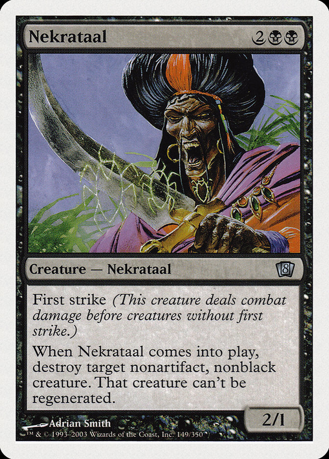 (Oversized) Nekrataal (8th Edition) [Oversize Cards]