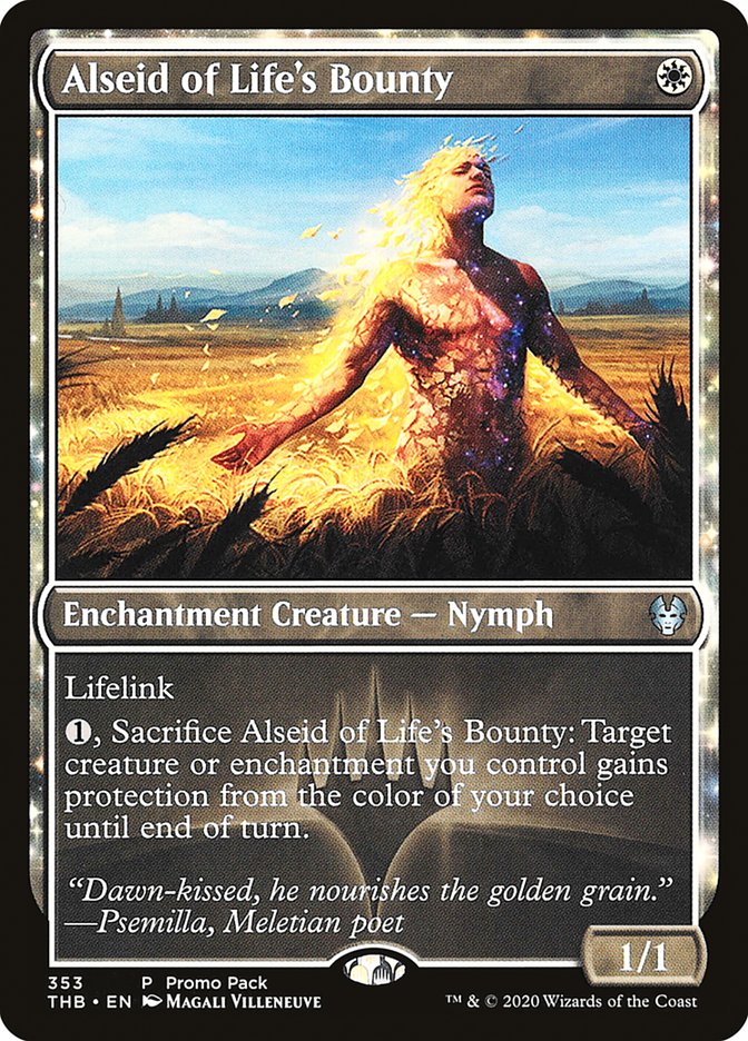 Alseid of Life's Bounty (Promo Pack) [Theros Beyond Death Promo Pack]