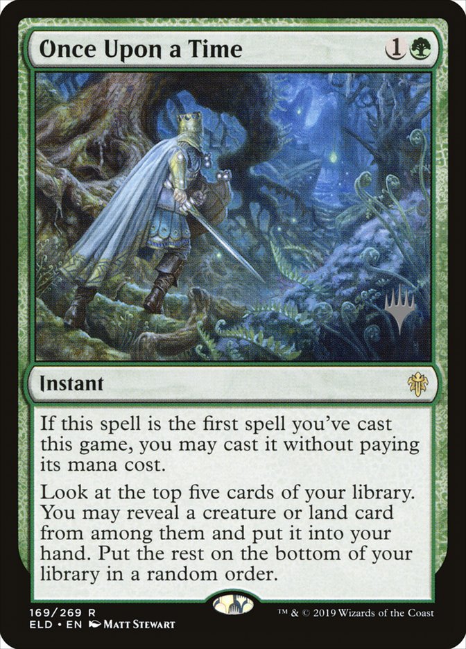 Once Upon a Time (Promo Pack) [Throne of Eldraine Promo Pack]