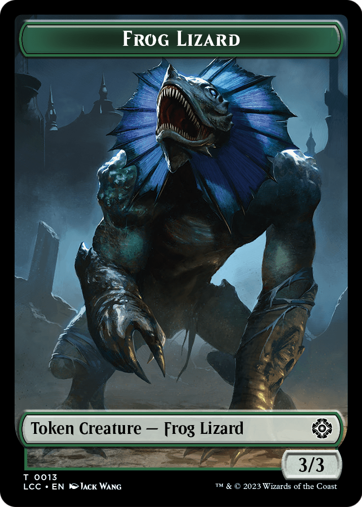 Tentacle // Frog Lizard Double-Sided Token [The List]