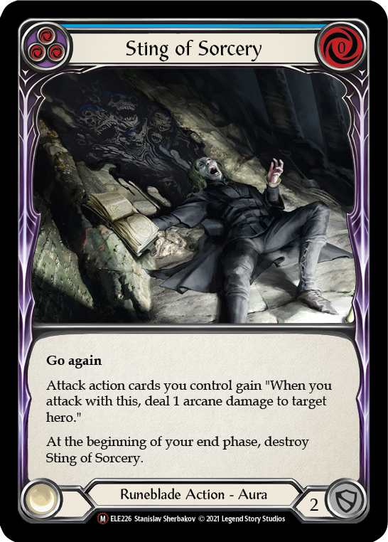 Sting of Sorcery [U-ELE226] (Tales of Aria Unlimited) Unlimited Rainbow Foil
