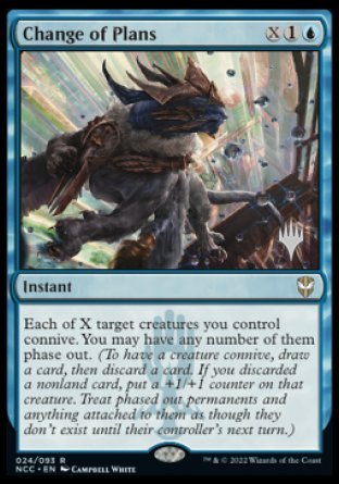 Change of Plans (Promo Pack) [Streets of New Capenna Commander Promo Pack]