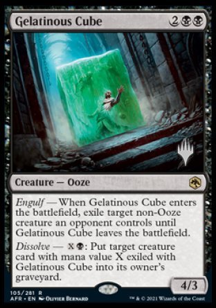 Gelatinous Cube (Promo Pack) [Dungeons & Dragons: Adventures in the Forgotten Realms Promo Pack]