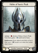 Helm of Isen's Peak [U-WTR042] (Welcome to Rathe Unlimited) Unlimited Rainbow Foil