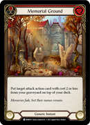 Memorial Ground (Red) [MON303-RF] (Monarch) 1st Edition Rainbow Foil
