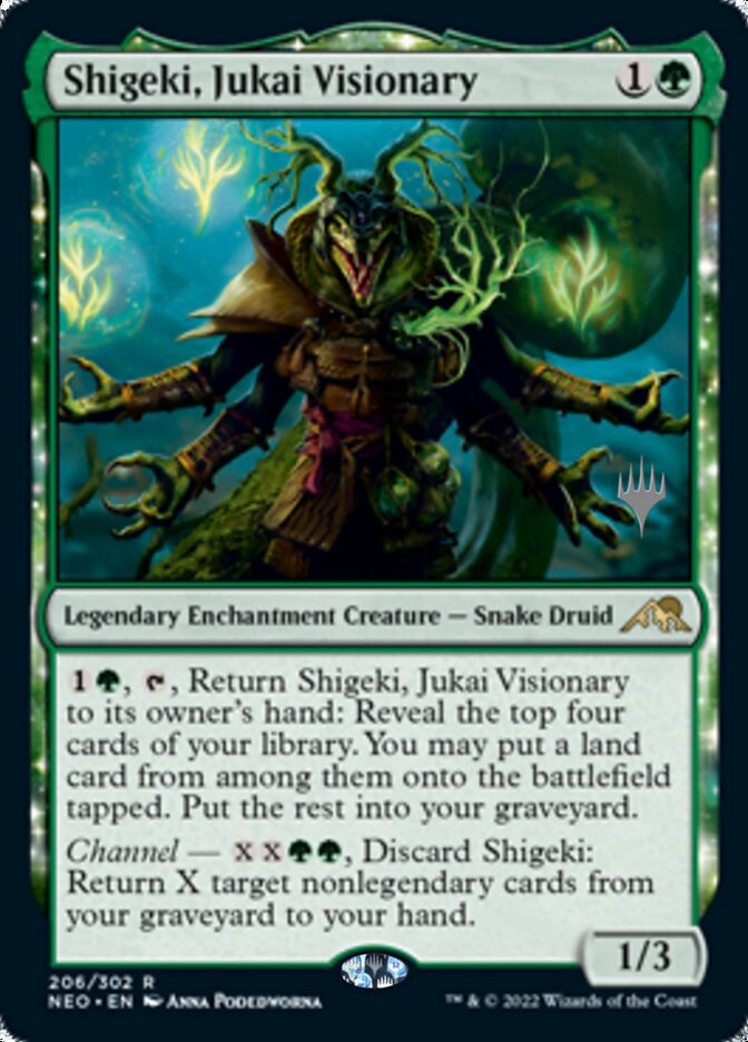 Shigeki, Jukai Visionary (Promo Pack) [Kamigawa: Neon Dynasty Promo Pack]