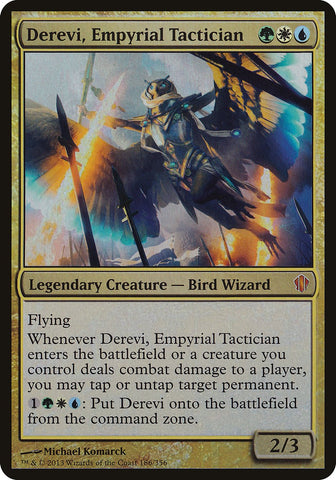 (Oversized) Derevi, Empyrial Tactician [Commander 2013 Oversized]