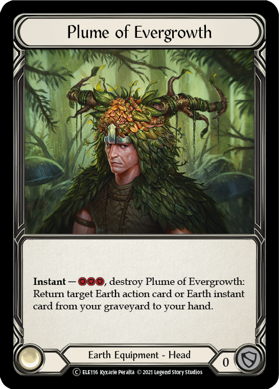 Plume of Evergrowth [U-ELE116] (Tales of Aria Unlimited) Unlimited Rainbow Foil