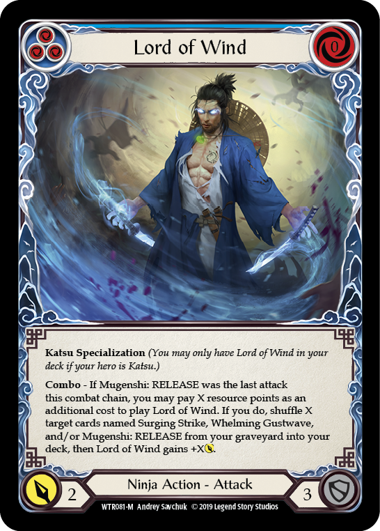 Lord of Wind [WTR081-M] (Welcome to Rathe) Alpha Print Rainbow Foil