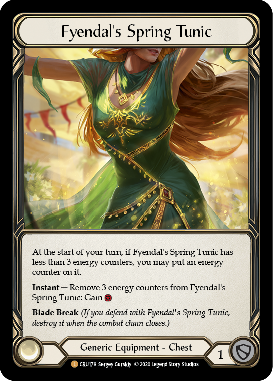 Fyendal's Spring Tunic [CRU178] (Crucible of War) 1st Edition Normal