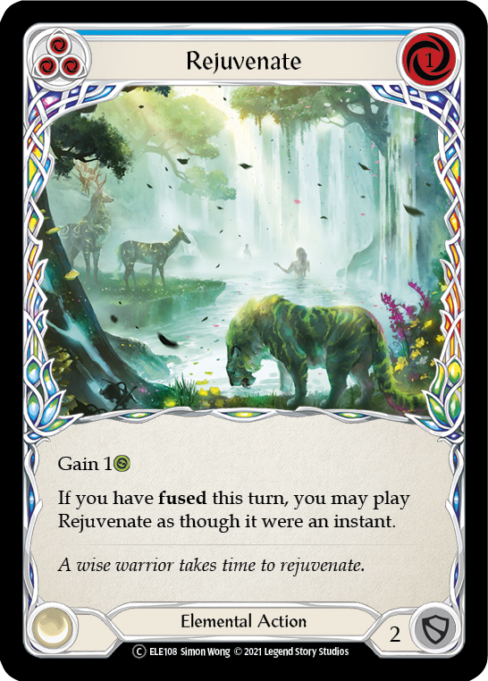Rejuvenate (Blue) [U-ELE108] (Tales of Aria Unlimited) Unlimited Normal