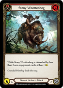 Stony Woottonhog (Red) [MON284-RF] (Monarch) 1st Edition Rainbow Foil