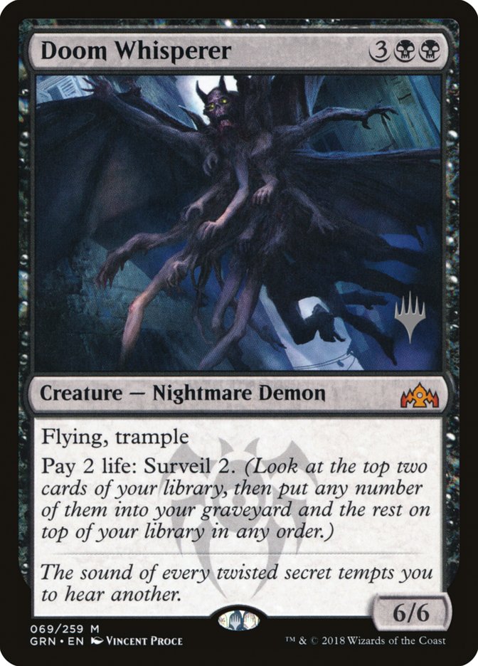 Doom Whisperer (Promo Pack) [Guilds of Ravnica Promo Pack]