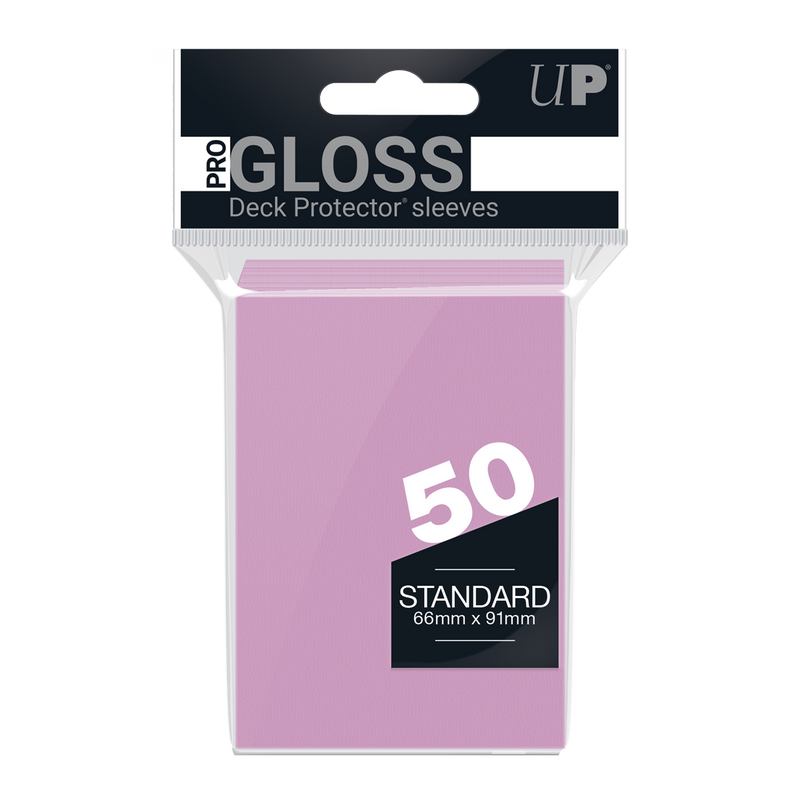 Ultra PRO: Standard 50ct Sleeves - PRO-Gloss (Bright Pink)