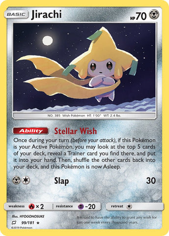 Jirachi (99/181) (Sun & Moon: Team Up) [Theme Deck Exclusive]