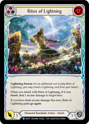 Rites of Lightning (Yellow) [ELE071] (Tales of Aria) 1st Edition Normal