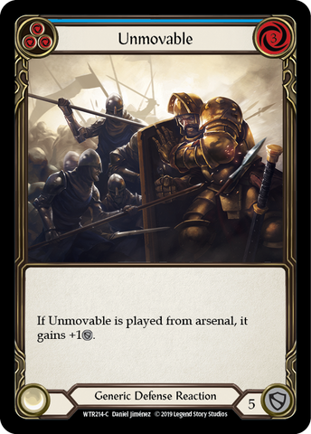 Unmovable (Blue) [WTR214-C] (Welcome to Rathe) Alpha Print Rainbow Foil