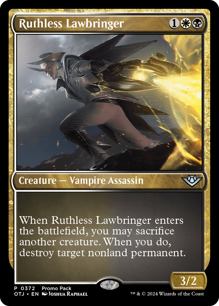 Ruthless Lawbringer (Promo Pack) [Outlaws of Thunder Junction Promo Pack]