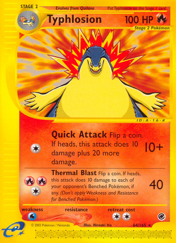 Typhlosion (64/165) [Expedition: E-Card Base Set]