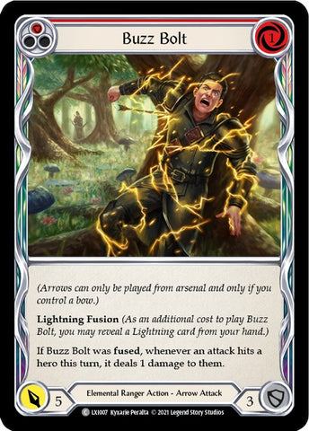 Buzz Bolt (Red) [LXI007] (Tales of Aria Lexi Blitz Deck) 1st Edition Normal
